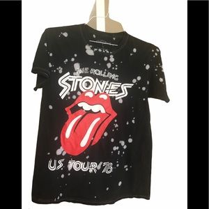 The ROLLING STONES US TOUR '78 Acid Wash Tee